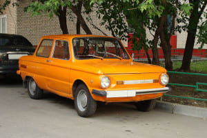 Автомобиль Запорожец ЗАЗ-968М (photo by Kirill Borisenko / commons.wikimedia.org / CC BY-SA (https://creativecommons.org/licenses/by-sa/3.0))