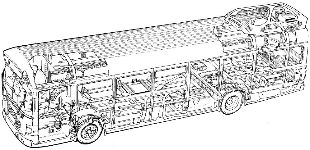 Конструкция автобуса Leyland National